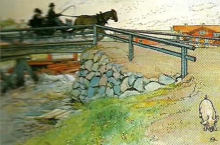 Carl Larsson bron France oil painting art